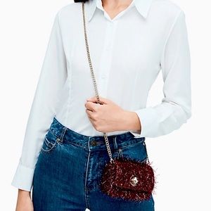 Kate spade Natalia tinsel micro convertible belt bag crossbody
